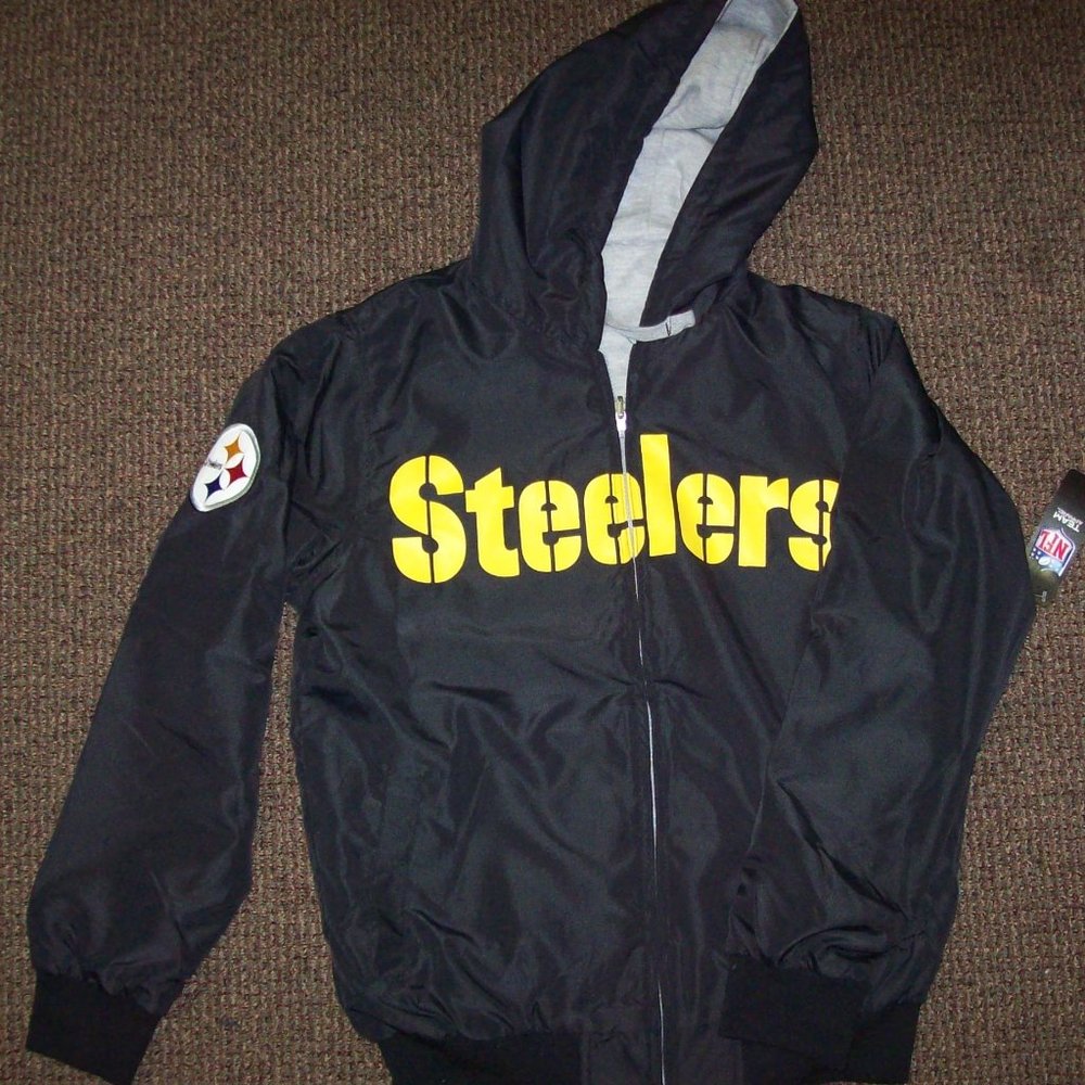 Pittsburgh Steelers NFL Reversible Hooded Jacket